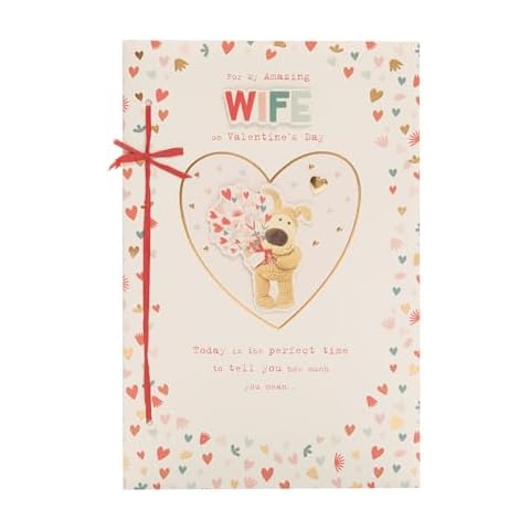 Boofle 3D Valentine's Day Card for Wife Cover