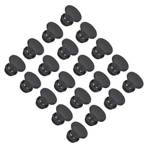 QUARKZMAN Silikon-Lochstopfen, 5mm, 20 Stück