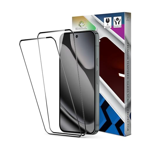 Image of Supershieldz Youtuber's Choice Series Tempered Glass Screen Protector Guard for Google Pixel 10 Pro XL / 9 Pro XL - 2 Pack