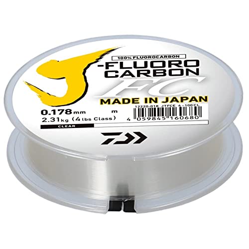 Daiwa J-Fluorocarbon - Transparant - 100m - 0.254mm Daiwa J-Fluorocarbon - Transparant - 100m - 0.254mm