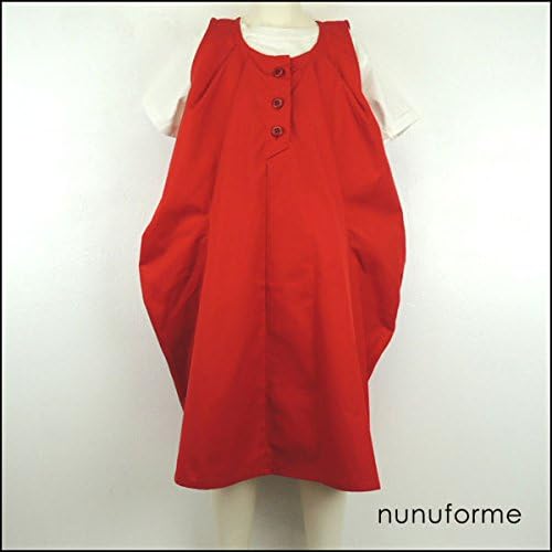 Amazon Co Jp Nunuforme ヌヌ ネックタック ワンピース 90 145 Xl 135 145cm Red ファッション