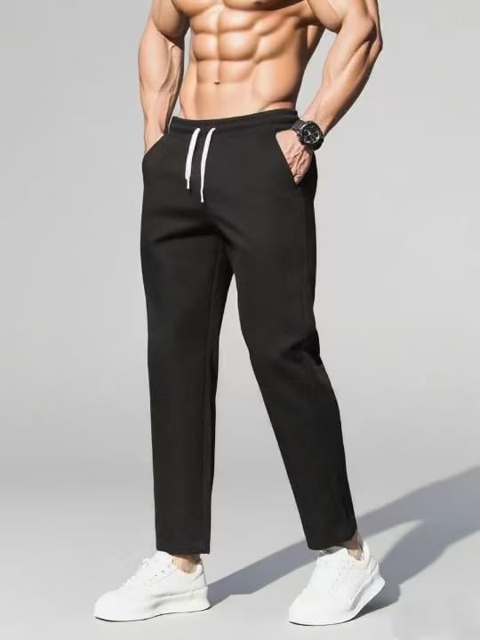 Men's Casual Jogger Pants Lightweight Stretch Waistband Drawstring Hiking & Outdoor Casual Pants2