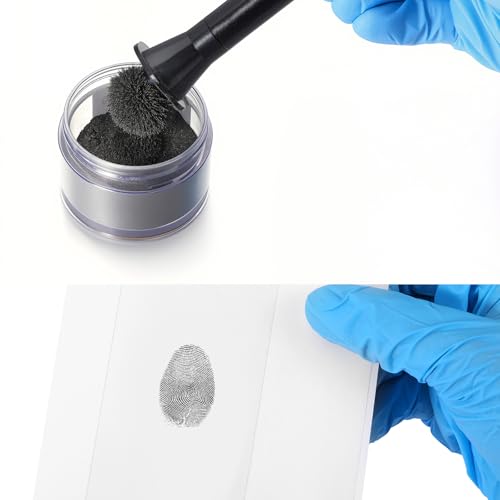 Image of Marspark 100 Pcs Fingerprint Lifting Pads Fingerprint Lifting Tape Finger Print Forensic Science Kit Clear for Forensic Most Occupations