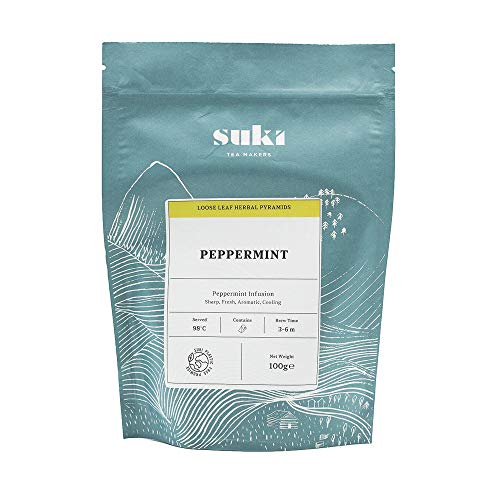 Suki Tea Peppermint Tea, 50 Pyramid Bags