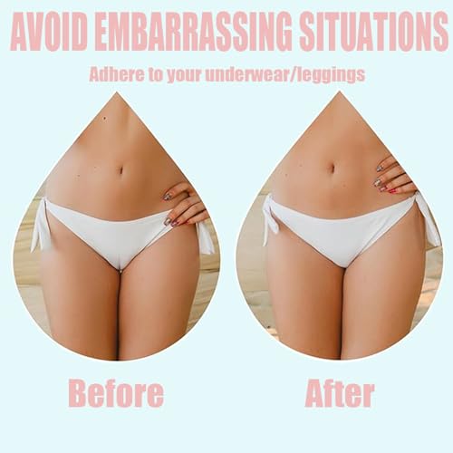 Image of Plthuoe 4 Pcs Camel Toe Concealer Seamless Hider Invisible Anti Insert Reusable Silicone Camel Toe Cover Underwear