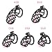 Men's Resin Breathable cage with Five Fixed arc Rings (43mm/46mm/49mm/51mm/55mm) (Black, E6)