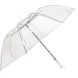 🌂 MODERNES DESIGN: Mit seinem transparentem Schirm ist er ein richtiger Hingucker.