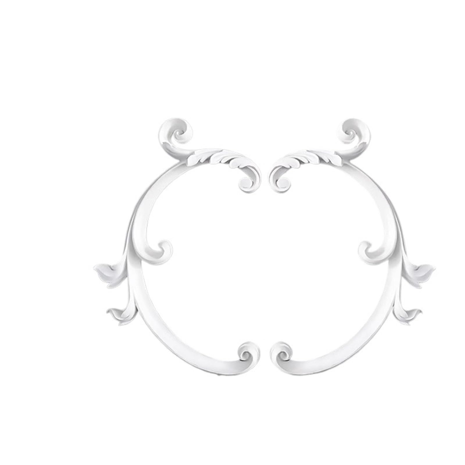 Decorative Appliques DIY Carved Onlay for Bed Door and Onlays for Furniture Cabinet Wardrobe Decoration(25.4x16.5x2cm)
