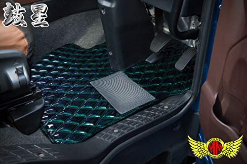 Amazon | 鼓星 オリオン フロアマット グリーン 運転席 17プロフィア