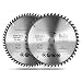 Produktbild 2PCS Kreissägeblatt 250 x 30mm, Allesschneideblatt Hartmetall Sägeblatt Baukreissägeblatt 48T & 60T TCT sah Scheibenklinge Bohrung für Naturholz Hartholz Weichholz Furniersperrholz