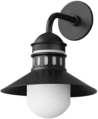 Maxim Lighting 35124SWBK Admiralty - 1 Light Outdoor Wall Mount-16.75 Inches Tall and 12 Inches Wide, Finish Color: Black