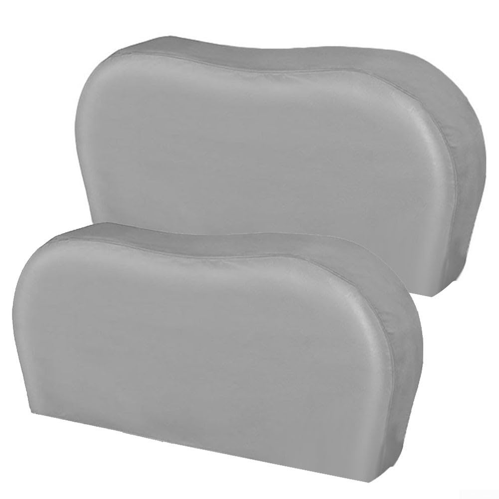 Cubiertas para neumáticos de camión y RV para todas las estaciones para neumáticos de doble eje con construcción de vinilo grueso y respaldo suave para evitar arañazos y daños climáticos (420 negro