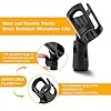 3 PCS Mic Clips for Stands Set, Universal Microphone Clip Holder, Adjustable Mic Holder for Stand with 2 pcs 5/8" Male to 3/8" Female Screw Adapter for Wired Wireless Microphones #3