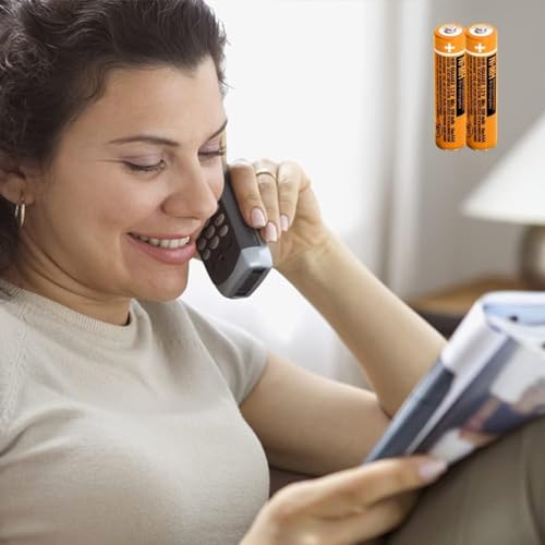 AAA Akku NiMH 550mah 1,2V für Panasonic 4 Stück Wiederaufladbare AAA NiMH Batterien für schnurlose Telefone HHR-55AAABU