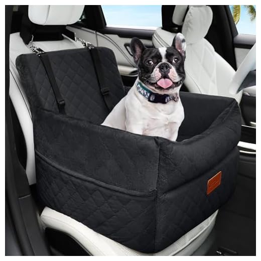 Memory Foam Dog Car Seat Booster