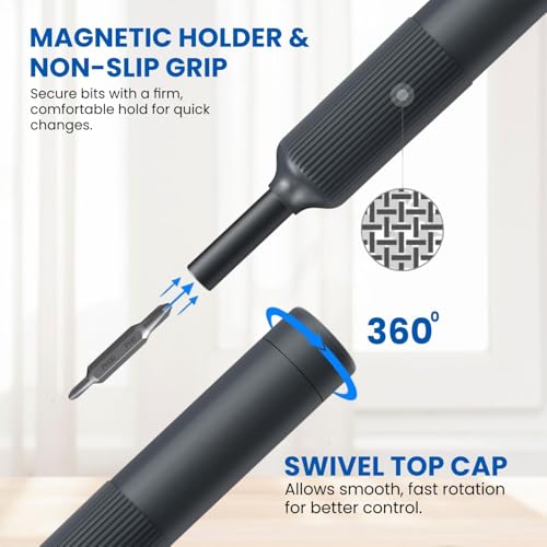 Image of Dyazo 27 in 1 Screwdriver Set | Magnetic Interchangeable Bits Repair Tool Kit for Mobile, Laptop, Computer & Home Appliances | Compact Multi-Purpose Mini Screwdriver Set for Daily & Professional Use