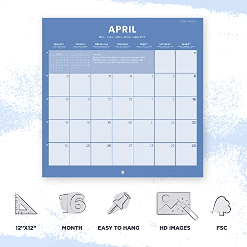 Grupo Erik Cats Simon K. and Greg C. Wall Calendar 2023 FSC 12 Month Planner Square, Wall Family Planner - Image 3