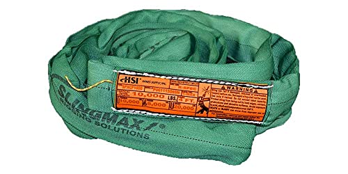 Single Path SlingMax Endless Round Sling | 5' Length | 5,000 lb. Vertical Capacity | CoverMax Double Layer Nylon Cover | K-Spec Yarn Core | Hanes Supply (HSI) SPXCF-500