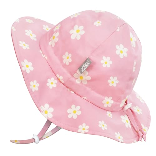 JAN & JUL Adjustable Cotton Floppy Sun Hat with 50+ UPF Protection for Girls - Main Image
