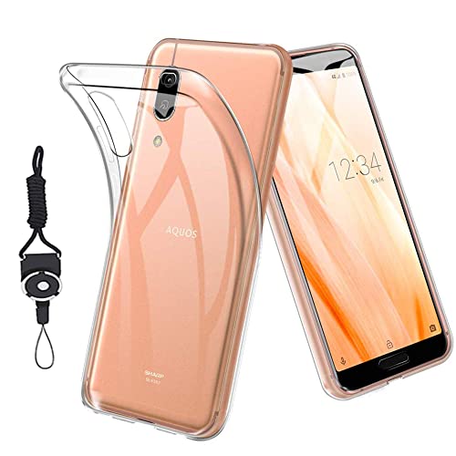 AQUOS sense3 / sense lite/sense basic/Android One S7 用のケース クリアSH-02M / SHV45 / SH-RM12 カバー TPU 薄型 耐衝撃 落下防止/指紋防止/黄変防止/柔軟/汚れ防止/衝撃吸収 ワイヤレス充電対応 保護カバー sense3 lite