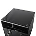 Clear-Ad - SBA-888 - Acrylic Ballot Box with Lock - Plastic Container for Donation Voting, Charity, Survey, Raffle, Contest, Suggestions, Tips, Comments (8x8x8 Black)