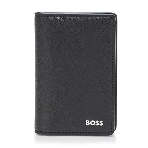 BOSS, Carteira dobrável Zair, preto brilhante, tamanho único, Brilho preto, 4.3 Inch Wallet, Carteira dobrável Zair