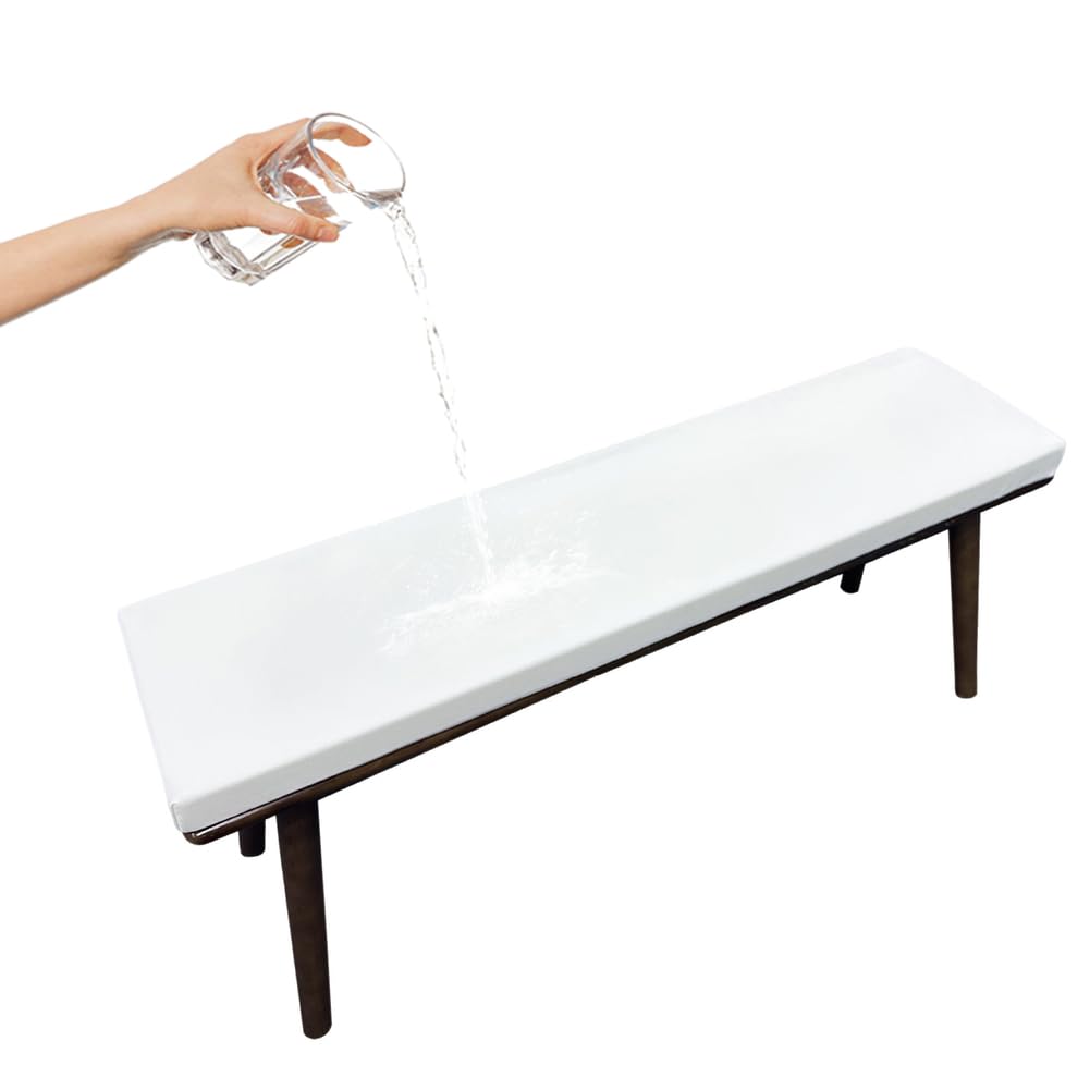 Coussin de banc d'extérieur imperméable antidérapant et dehoussable