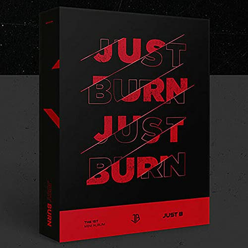 JUST B JUST BURN 1st Mini Album. 1ea CD+88p Photo Book+1ea Photo Card+1ea Name Card K-POP SEALED+TRACKING NUMBER