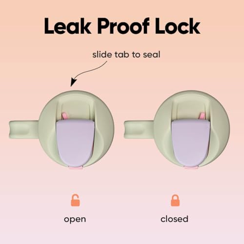 Image of Owala FreeSip Tumbler - Stainless Steel - 40-oz. - Mint /Purple Beach House