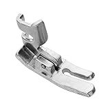 TISEKER 10mm (0.4' Wide) Low Shank Straight Stitch Presser Foot for Brother, Kenmore, Singer Sewing Machines #45321