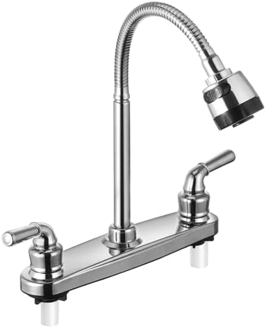 RV Kitchen Faucet Non-Metallic, Flexible Spout for Campers, Motorhomes, Travel Trailers