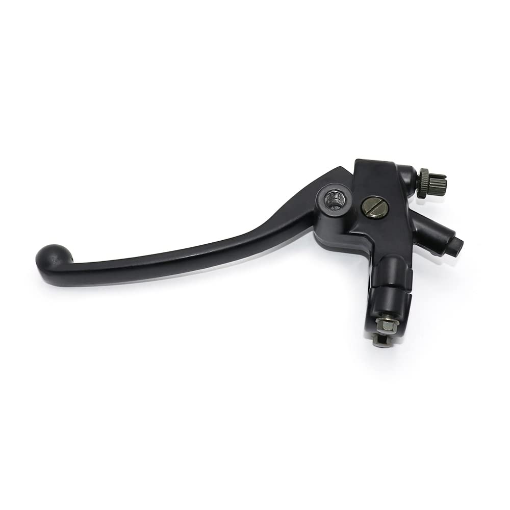 Eamrfvqt Left Brake Clutch Levers, Aluminum Motorcycle Brake Clutch Master Cylinder