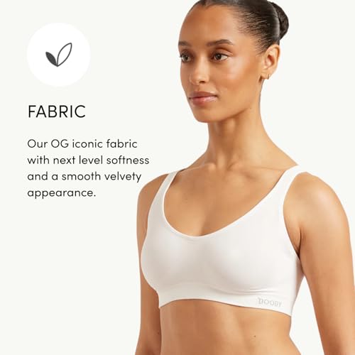 Image of Boody -Seamfree Crop Bra -Seamless Bralette -No Padding, Clips, Fastenings, Wires -Bamboo Viscose -Low-Medium Support Pull-On