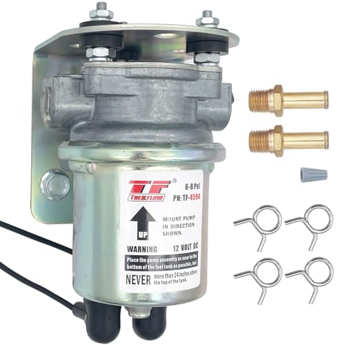 P4594 replacement Electric Fuel Pump 12V 6-8 Psi fuel pump pre-assembled universal rotary vane for automotive replacement (wiring attachment improved)