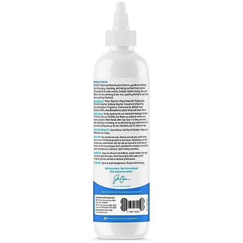 Vetnique Labs Oticbliss Ear Cleaner Wipesflushes for Dogs  Cats with Odor Control and Itch Relief Reduces Head Shaking  Clear the Ear  Cucciolini Doodles Vetnique labs oticbliss ear cleaner wipesflushes for dogs  cats with odor control and itch relief reduces head shaking  clear the ear   cucciolini doodles