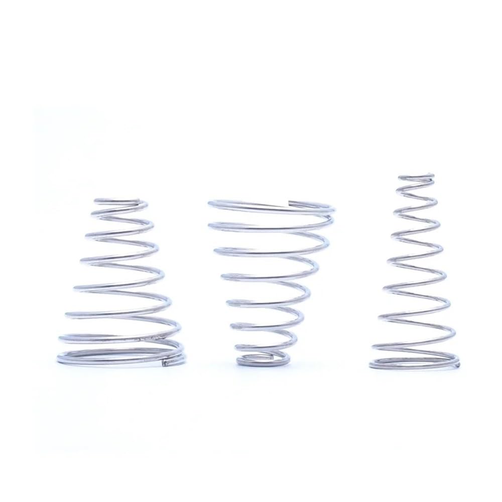 10 Ressorts De Compression Coniques En Acier Inoxydable 304 - Pour Tour, Pressions, Petits Mécanismes - 10