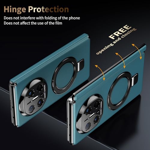 Coque Huawei Mate X6 avec support réglable et étui vert antichoc - 4