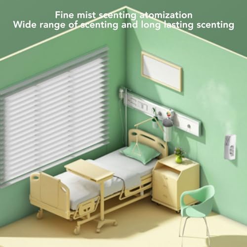 Miniatura 5 de Dispensador automático de ambientador en aerosol, máquinas de aromaterapia de pie o montado en la pared con temporizador, dispensador automático de