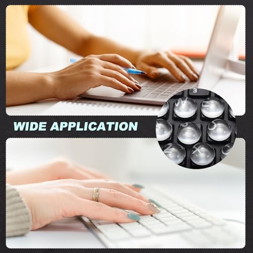 64 Pegatinas Protectoras para Teclado de Vidrio Transparente miniatura 6