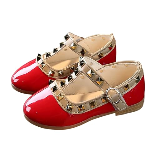 Girls Mary Jane Flat Shoes Non Slip Comfortable Soft Sole Princess Toddler Party Wedding Dress Shoes2
