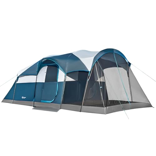 Portal 8 Person Instant Camping Tent with Screen Porch, Easy...