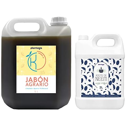 PLANTAWA Pack Jabón Potásico y Aceite de Neem 100% Puro Cover