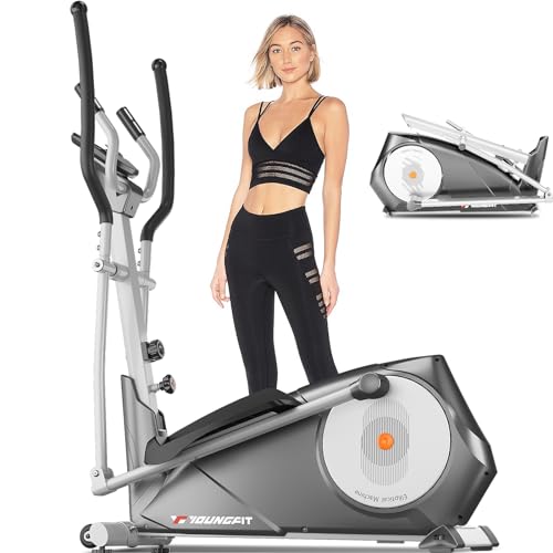 YOUNGFIT-Elliptical-Machine-95-Pre-Installed-Elliptical-Exercise-Machine-Trainer-with-22-Resistance-Levels-Hyper-Quiet-Magnetic-Driving-System-Workout-Equipment-Eliptical-Home-Gym