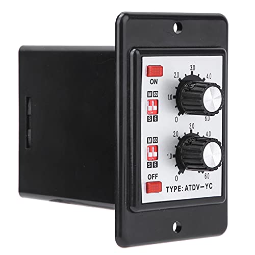 Twin Timer Relay, On Off Knob Control Time Switch Short Period Repeat Cycle Intermittent Timer Interval Timer(DC12V) - Image 3