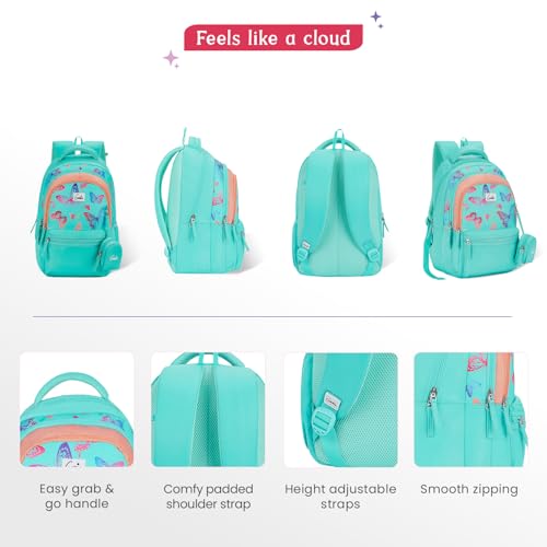 Image of Genie Backpack for Women & Girls (27L) | Trendy Casual & College Casual Backpack | Multi-Compartment, Water Resistant