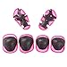 7pcs set Kids Protective Gear with Adjustable Helmet Knee Pads Elbow Pads Wrist Pads for Roller Skates, Knee Pads for Kids Adjustable Protective Gear Set for Roller Skates
