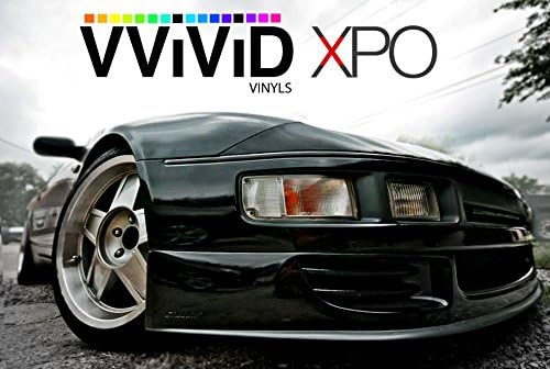 Image of VViViD Black Gloss Bulk Roll Vinyl Wrap Roll with Air Release Technology (7ft x 4.9ft)
