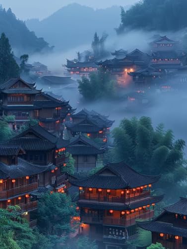 ペイントバイナンバー 日本 ナンバーペイント 植物 大人用 初心者向け 手塗り 塗り絵 ハンドメイドクラフトアート 簡単 DIY 数字油絵 セット 含む インテリア アクリル 水彩絵の具, レトロ インテリア 壁飾り ホームデコレーション ギフト 額縁付き