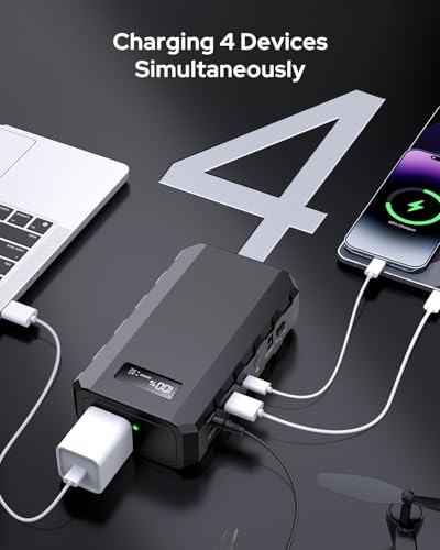 Power Bank portátil Apowking 65W con salida AC y 24000mAh miniatura 3