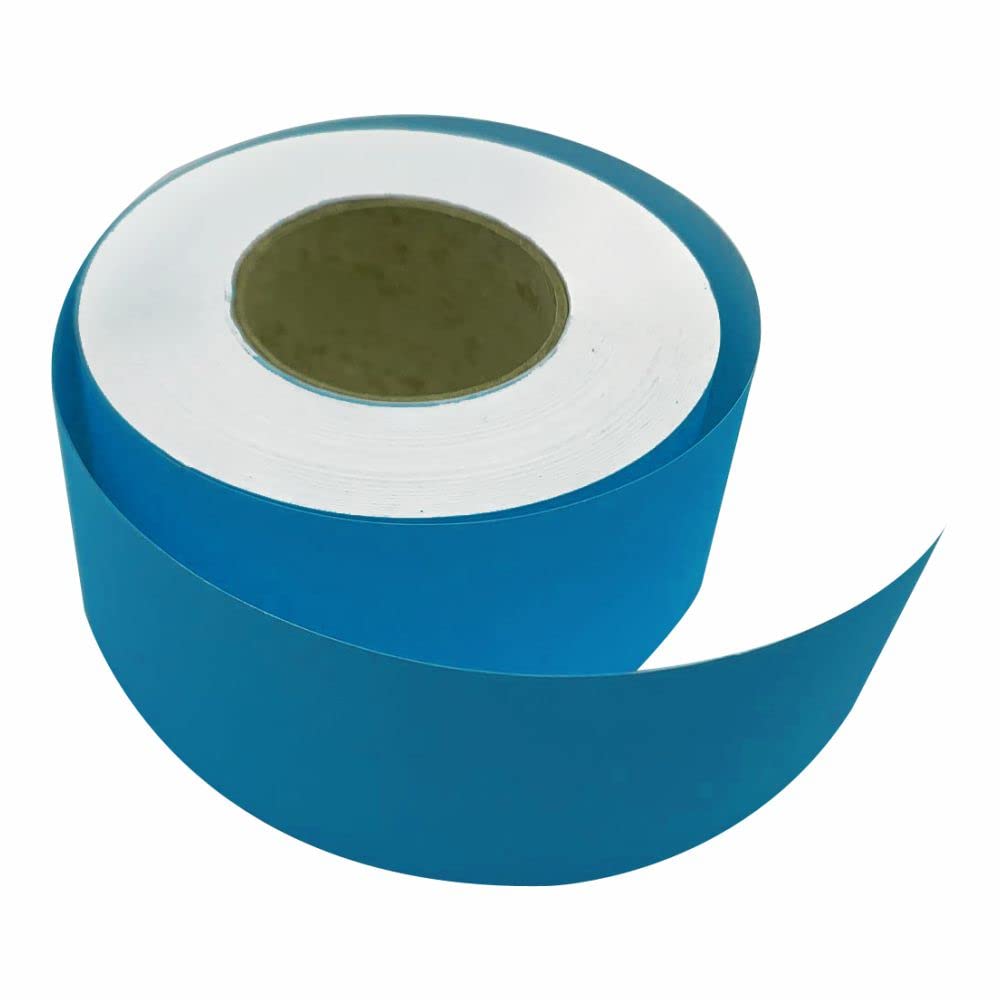 3 Ace Crafts Straight Edge Paper Border Roll (Azure) 48mm x 50 Meters, Jumbo, for Drawing, Painting, Sketches, Backdrop, Schools, Office, Nurseries, College, Artists, Poster, Notice Boards